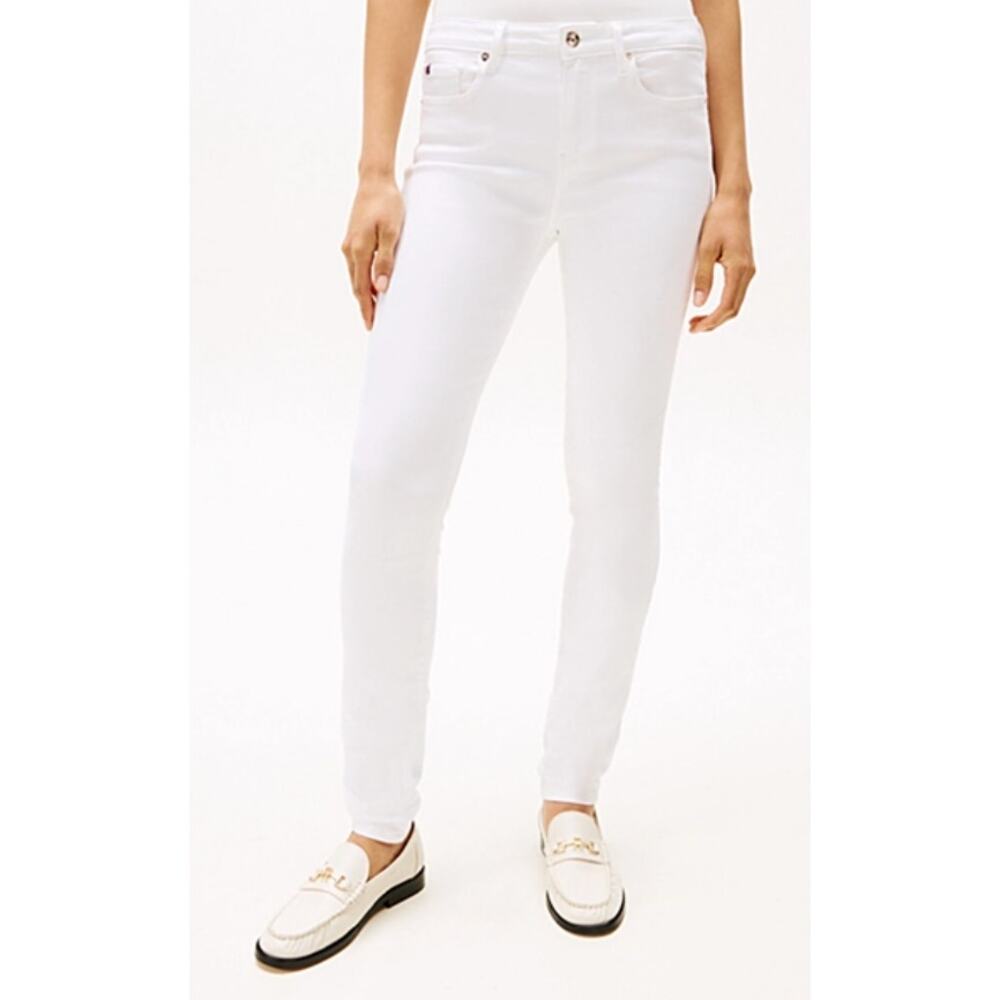Tommy Hilfiger American Hope Classic Rise White Skinny Jeans 10